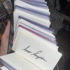 500  Golf Signed 3x5 Index Cards From 1960s-2000s