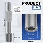 Ground Rod Driver Sds-hex Demolition Jack Hammer hammer Drill Rod Driver Hex    