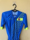 Castelli Free Sanremo 2 Men s Short Sleeve Tri Suit - Cobalt Blue lime Size M