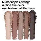 Matte Eyeshadow Palette  Cool Taupe Grey Brown Eye Shadow  Ash Brown Charcoal Ey