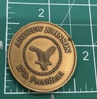 Andrew Johnson 17th President Of The United States Coin Medal