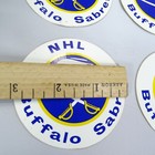 Nhl Buffalo Sabres Vintage Lot Of 20 1980 s Team Logo Hockey Stickers Round 3 