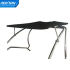 Reborn Pro2 Extra Large Wakeboard Tower Bimini 1970v   Black Canopy
