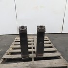 Cascade 7000025 4  X 40  Pin Lock Forklift Forks Class Ii 16  Carriage Set Of 2