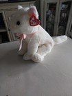 Ty Beanie Buddy  Flip The White Cat Rare 1999 Mwmt Plush Stuffed Animal Toy Pink