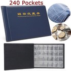 240 Pocket Coin Storage Book Collection Album Folder Money Holder Organizer