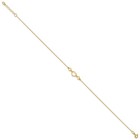 Women s Real Solid 14k Yellow Gold Polished Heart Anklet  10 Inch    75in Ext