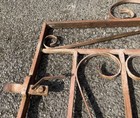 Antique Victorian Ornate Wrought Iron Gate