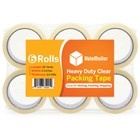 36 Rolls Carton Sealing Packing Shipping Tape 2  2 0 Mils 55 Yards Clear