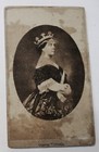 Soiled Antique Cdv Photo Portrait Of Queen Victoria