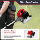 58cc 2-cycle Gas Grass String Trimmer Straight Shaft Gas Weed Eater Lawn Mower