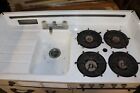 1950   s Vintage Dwyer Kitchenette  G48  Gas W  Sink Fridge 4 Burners Oven Warmer