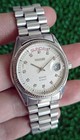 Rare Vintage Tissot Seastar Day Date Automatic Swiss Made Gent Size Watch