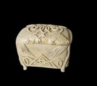Vtg Connemara Pony Keepsake Box Marble Carved Irish Trinket Out Of Ireland 