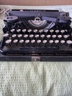Underwood Standard Portable Typewriter Black Three Bank W  Case As Is