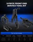 Orion Motor Tech 5-in-1 Ball Joint Tie Rod Pitman Arm Puller Tool Set Kit