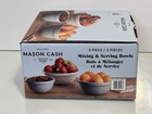 Mason Cash Mixing Bowls Set Of 3 In The Forest Earthenware  brand New 