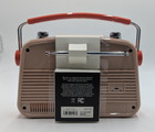 Retro Portable Am fm Bluetooth Radio Tonal Orange - Hearth   Hand With Magnolia