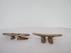 Bronze Boat Cleat Sail Dock Lot Of 2 5 Inch Long  Antique