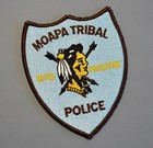 Moapa Nevada Paiutes Tribe Police Patch Matching Set  1    Mint Nv