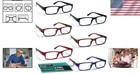 6 Pack Stylish Reading Glasses - Assorted Colors With Spring Hinge Comfort