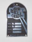 Rare 1943 Wwii Bell Aircraft P39-n-1 Airacobra Us Military Fighter Data Plate