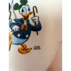 Vintage Walt Disney Mickey Mouse Club Plastic Plate     Mickey   Donald Duck