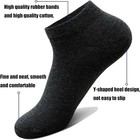 3   6   9 Pairs Cotton Men   Women Ankle Sock - Size 8-12 Usa Sameday Shipping