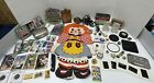 Vintage  Junk Drawer  Lot  Coins  Marbles Stamps Toys Pins Tins   Collectible   s