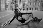 Nude Girl Street Art Photograph Signed Ltd Edition Print Arkadiy Kurta Original
