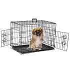 24 30 36 42  48  Dog Crate Kennel Folding Metal Pet Cage Dog Playpen In outdoor