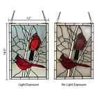 River Of Goods Stained Glass Window Panel 18 5  X 12  Decorative Art Panel Red