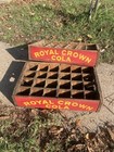 2 Vintage Royal Crown Cola Wood Crates Manufactured In Greenville Mississippi