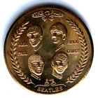 Vintage 1964 The Beatles Visit To The Us Commemorative 1 1 4  Brass Coin