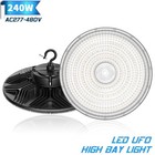 2 Pack 240w Ufo Led High Bay Light Ip65 Waterproof 277-480v Commercial Lighting