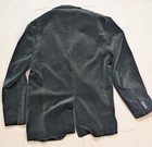 Vintage Polo Ralph Lauren Black Corduroy Men   s Blazer Sz Large 100   Authentic
