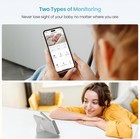 Iegeek Video Baby Monitor With Camera And Audio 1080p Monitor Wifi Night Vision