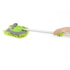 2-in-1 Car Wash Mop Mitt 44  Long Handle Chenille Microfiber Car Wash Dust Brush