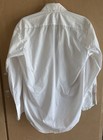 After Six Vtg 70s-80s Tuxedo Shirt Sz M2 White Ruffled Long Sleeve White Disco