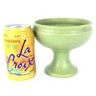 Vintage Mccoy Floraline 461 Green Speckled Planter 4 75  Pottery Vase  Mid Cm