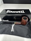 Stanwell De Luxe Straight Small Billiard 107 Smooth Briar Tobacco Pipe - New