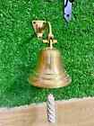 Vintage Style Brass Marine Solid Ship Bell Antique Nautical Wall Mounting Decor