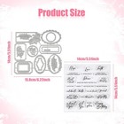 Cutting Dies And Stamp Set  Metal Embossing Die Cuts Creative Silicone Stamp    