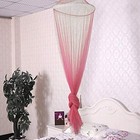 Mosquito Net Round Lace Curtain Dome Bed Canopy Netting For Single To King Size 