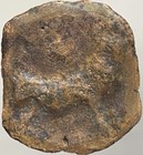 Post Punic War Celtic Oretani People 125bc-101bc Coin Genuine Iberian Bull Rare