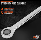Horusdy 9-piece Extra Long Ratcheting Wrench Set With Tool Bag   Box