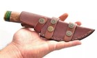 Handmade Leather Knife Sheath Fix Blade Leather Case Vertical Horizontal Sheath