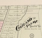 1899 Map Of Cortland Bazetta Trumbull County Ohio 16 X 20  20 X 24 Or 24 X 30