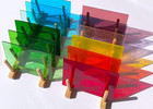 Litmind 12 Sheets Transparent Stained Glass Variety Pack - 6 X 4 Inch Cathedral 