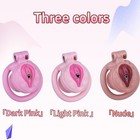 Resin Male Chastity Cage Invisible Lock Lightweight Sissy Penis Cage Cb Lock Usa